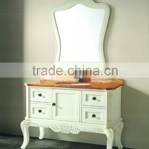 WTS-1333 European style bathroom furniture, bathroom Cabinet With Wood Vanity Sink