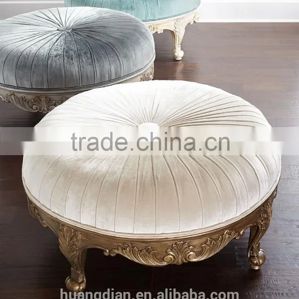 Moroccan Ottoman Carved Furniture Cube Pouf Bedroom Furniture photo-3