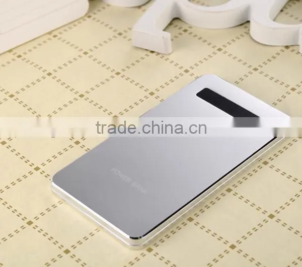 China Innovation Products OEM Colorful Ultra Thin Lcd Display Smartphone Universal Portable 4000mah Power Bank photo-5
