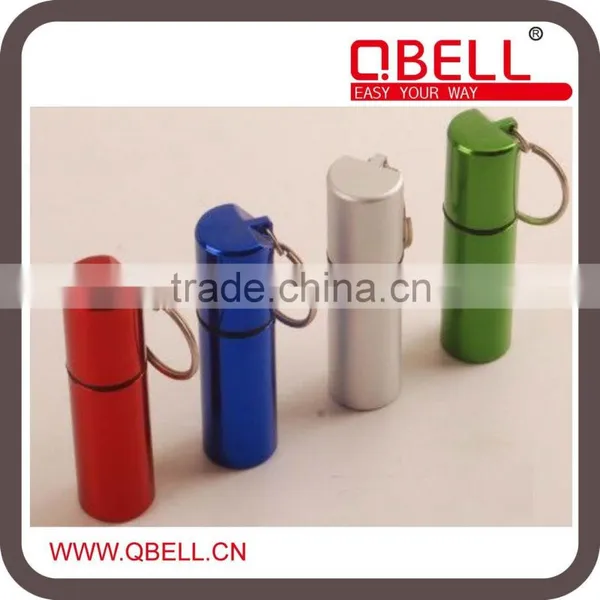 Aluminium Pill Holder Keychain Waterproof Container case