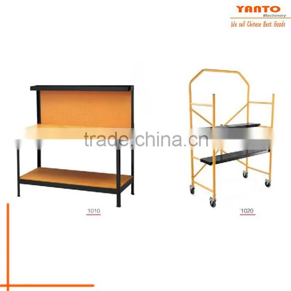 High Quality Metal Scaffold Folding Wooden Work Bench Table With Drawers photo-2