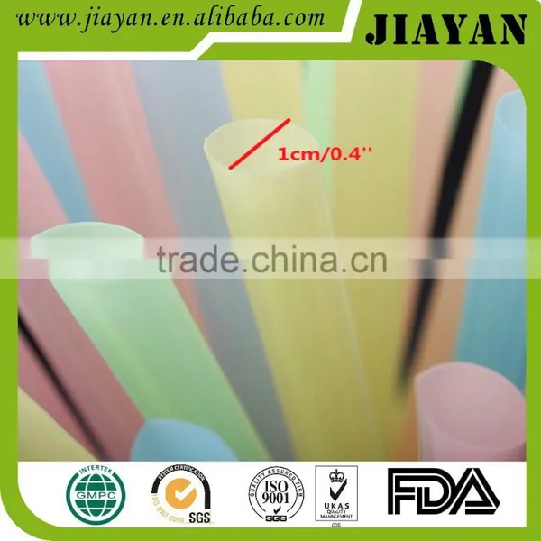 Colorful Disposable Straight Bevel Jumbo Plastic Straw photo-5
