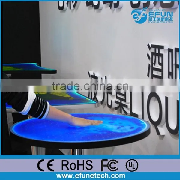Customized Liquid Pub Bar Table,led Cafe Counter Table,liquid High Top Bar Tables photo-5