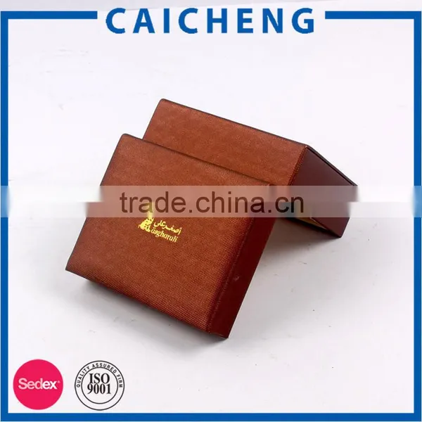 Custom Logo Embossing Gift Packaging High Quality PU Leather Box photo-5