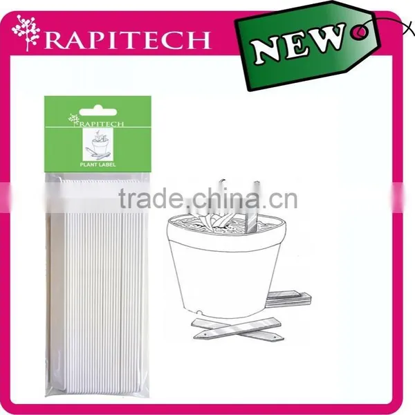 8 Inch White Plastic Gardening Pot Plant Label photo-2