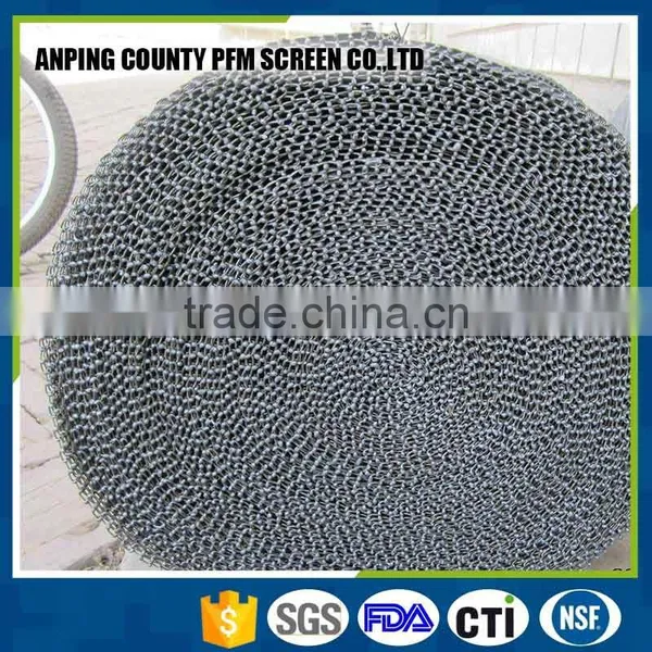 NST Certification 304ss Compound Balance Weave Flat Flex Conveyor Belt photo-2