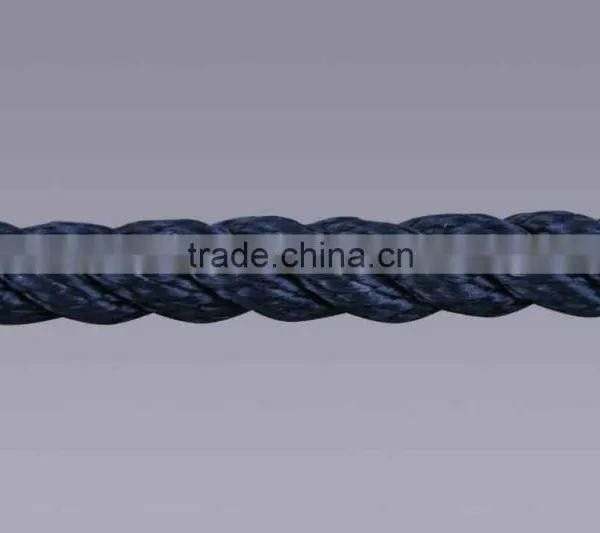 ISO Standard 3 Strand Hard Polypropylene Mooring Rope