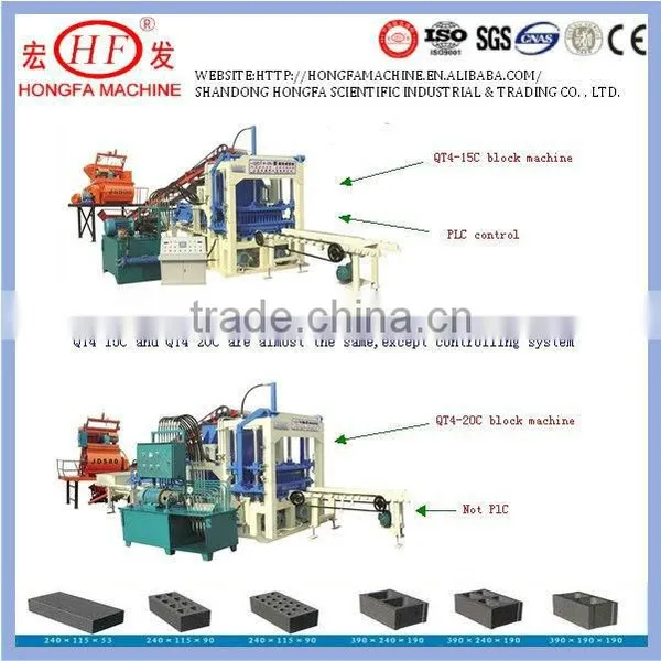 Automatic Hydraulic Block Machine / Automatic Cement Block Machinery / Hydraulic Pressure Bricks Moulding Machine