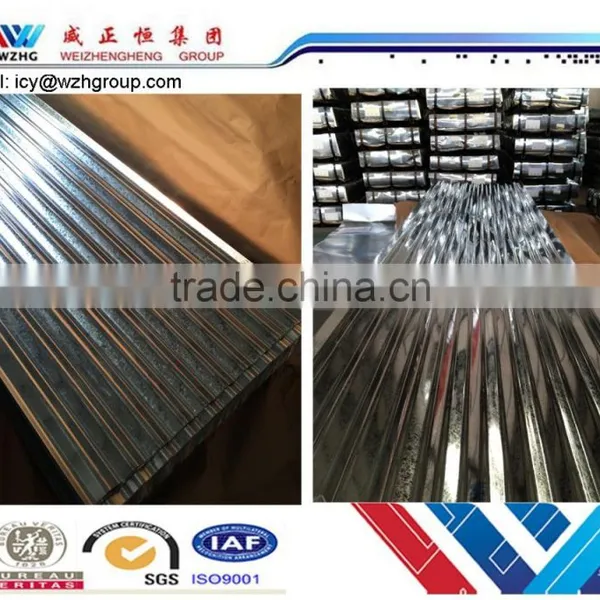 Galvanized/Aluzinc Corrugated Steel Sheet For Metal Roofing Sheets photo-2
