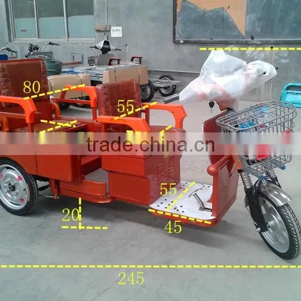 500W Electric Tricycle Bicycle Prices With 2 Seat for Adults photo-4