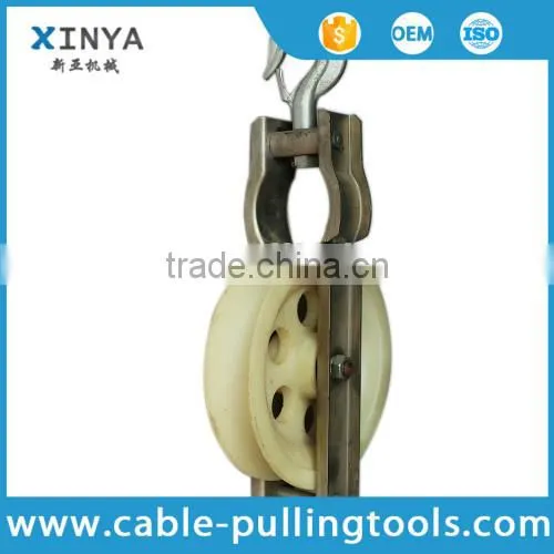 Model SHDN-320x60 Single Sheave Stringing Pulley Block for ACSR Conductor photo-2
