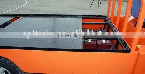 2 Seater 1000kg Open Cab Electric Platform Truck photo-3
