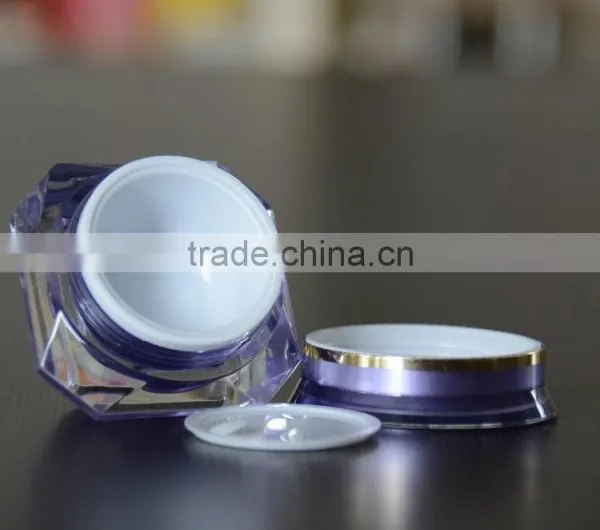 2016 Unique New Diamond Unique Shape Jar for Face Cream photo-3