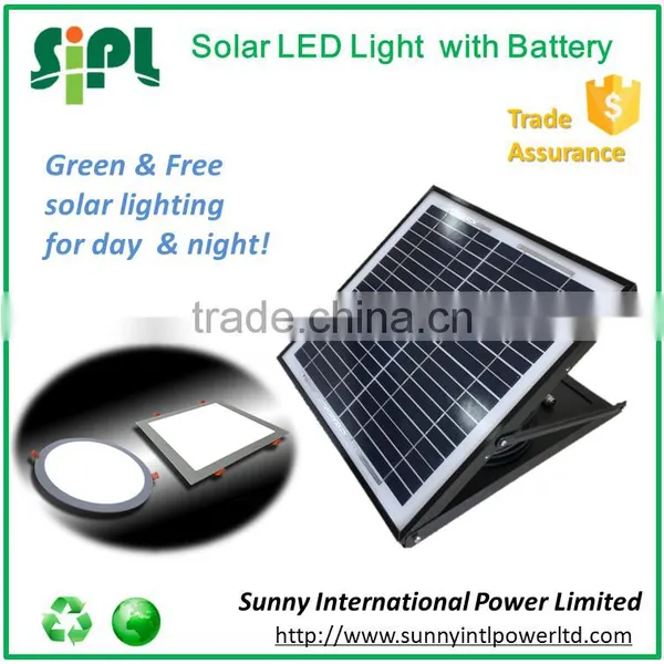 Environmental Friendly Solar Energy Home Lighting Led Panel Recessed Light photo-2