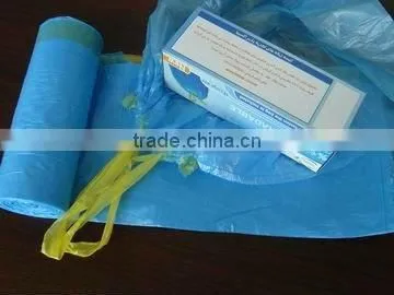 PE Plastic Drawstring Trash Garbage Bag photo-5