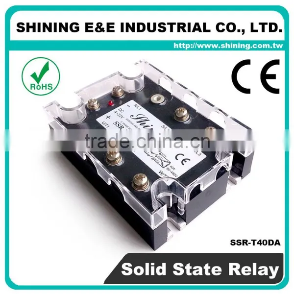 SSR-T40DA CE Approved With Black Color 40A Fotek SSR Relay photo-6