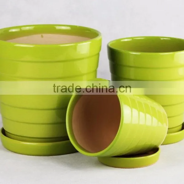 Light Blue Ceramic Pot With Plate photo-2