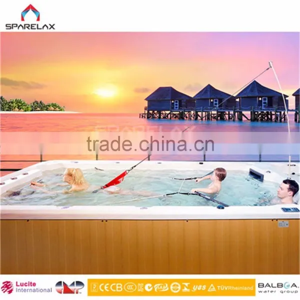 Outdoor Massage Pool Spa / Swim Pool With Outdoor Spa Acrylic Whirlpool Massage Outdoor Spa Bath Swimming Pool photo-5