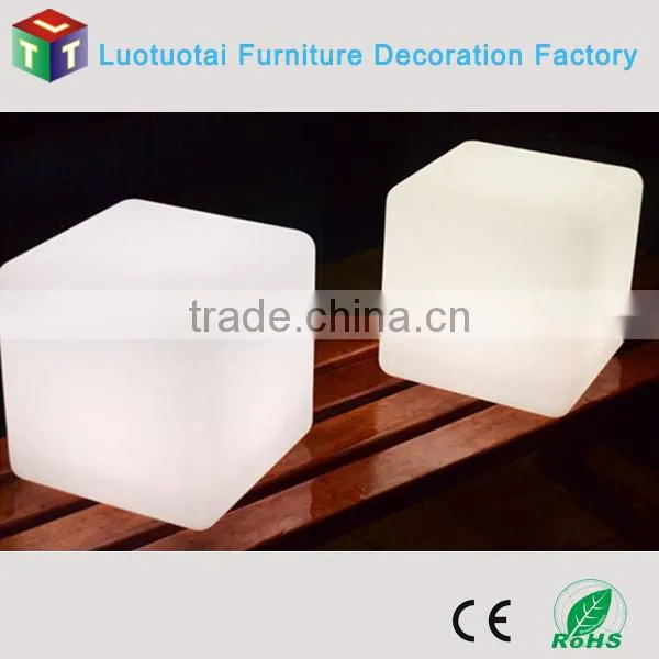 New Modern 3d Rechargeable LED Glow Ice Cube Outdoor Used photo-5