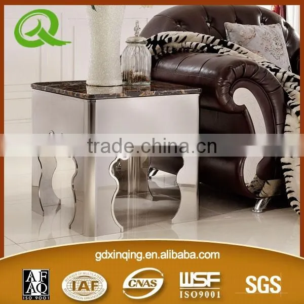 D329 Cheap Living Room Furniture Marble Side Table Cube Side Table photo-5