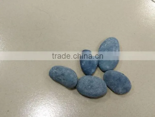 2016 Hotsale Landscape Decoration Small Cobblestone Black Decorative Stone in China photo-3