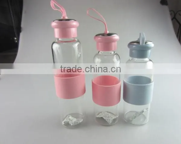 Glass Bottle With Silicone Heat Proof photo-2