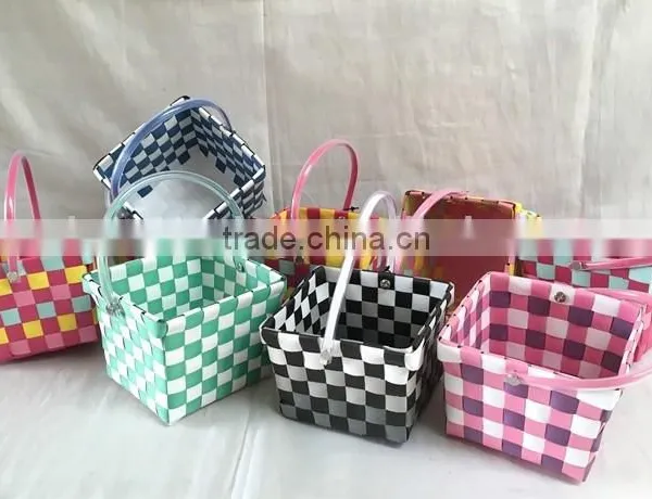 Plastic PP Material Colorful Wholesale Easter Baskets photo-5