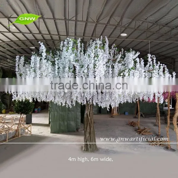 GNW BLS1509001 Cheap Artificial Float Wisteria Tree With Real Bark for Decoration photo-2
