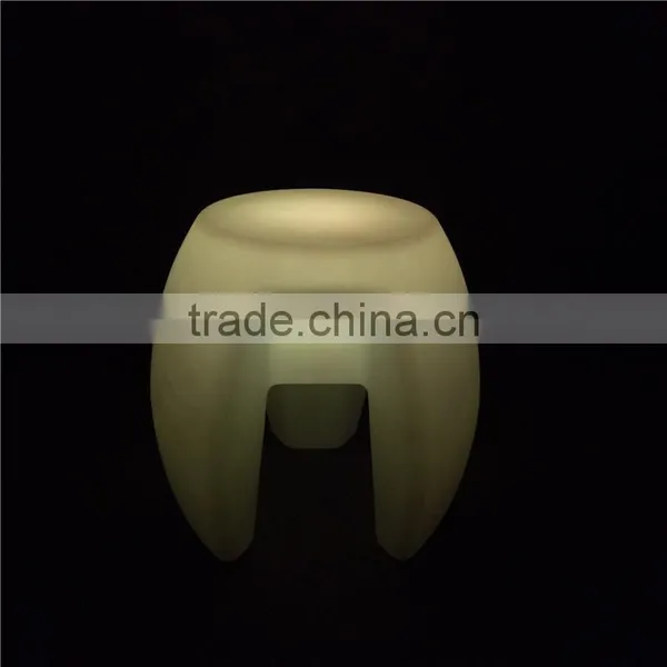 Commercial Furniture Cheap Used LED Glowing Stool Chair With Multi Colors photo-3