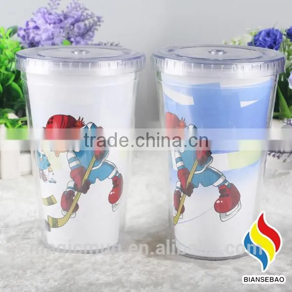 16oz Double Wall Custom Printed Plastic Cup photo-3