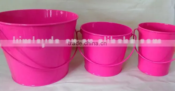 Metal Garden Bucket/powder Coated Bucket photo-2