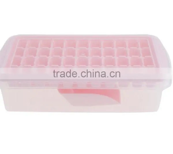 Customized Color Rectangle Shape PP Plastic Ice Tray With Scoop photo-2