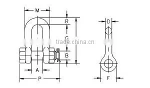 SKC-M4-G2150DX-5/8 HG US Type Shackle Insulator photo-2