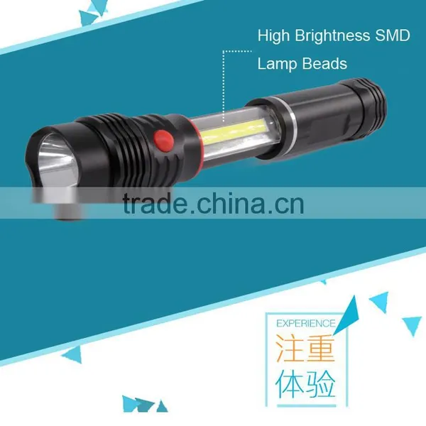 New Design Multifunction Led Flashlight,Extendable COB Work Light photo-5