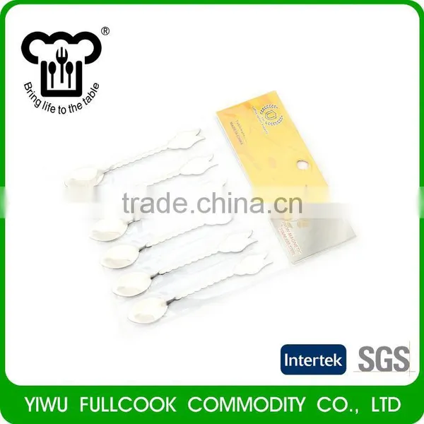 Factory Sale Simple Design Fancy Silver Colored Dessert Spork photo-4