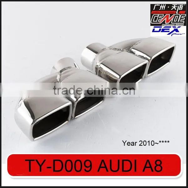 Stainless Muffler Tip in Exhaust Pipe for Audi A8 photo-2