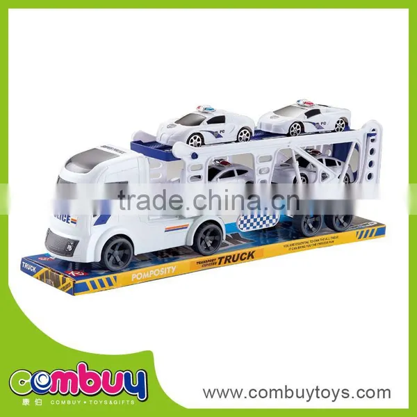 Wholesale Friction Inertia Police Toy Diecast Model Truck Toys Model