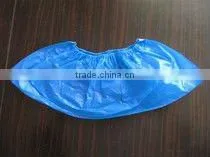 pe Shoe Cover/Disposable Shoes Cover/shoe Cover,disposable Clear Transparent Blue pe Shoe Cover photo-3