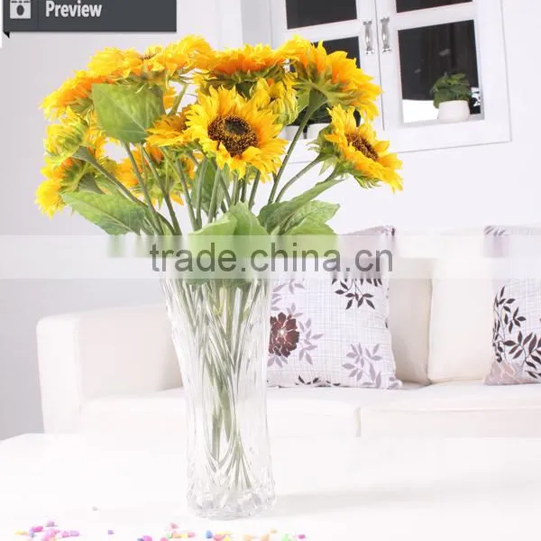 2016 Artificial Flower Artificial Silk Sunflowers Arrangement photo-2