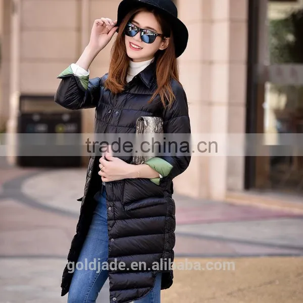 2017 Winter Duck Down Jacket Women New Style Graceful Light Weight Down Jacket photo-3