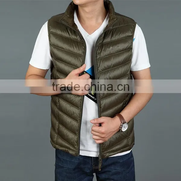Most Popular Winter Orange Down Vest Winter Jacket Cheapest Price Winter Vest photo-4