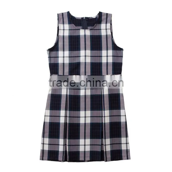 Hot Sale Classic Plaid School Uniform Dress For Girls photo-3