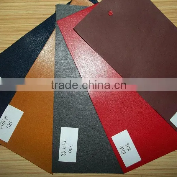 100% pu Artificial Leather, pu Synthetic Leather With Non Woven Backing for Decoration photo-5