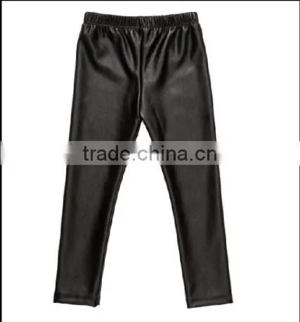 Hot Sales Baby Clothing Baby Leggings Boutique Baby Leather Trousers Kids Long Pants photo-4
