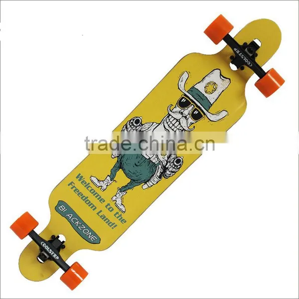 HSJ104 Custom Mini USB Charge Led Skateboard for Adult photo-2