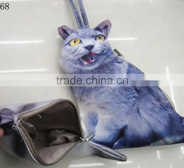 Fashion Small Pretty Animal Cute Cat Purse photo-3