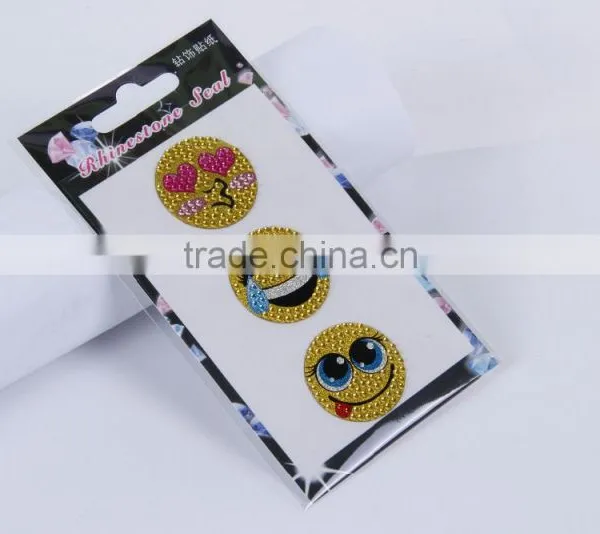 Factory OEM Crystal Diamond GEM Rhinestone Self Adhesive Sticker photo-4