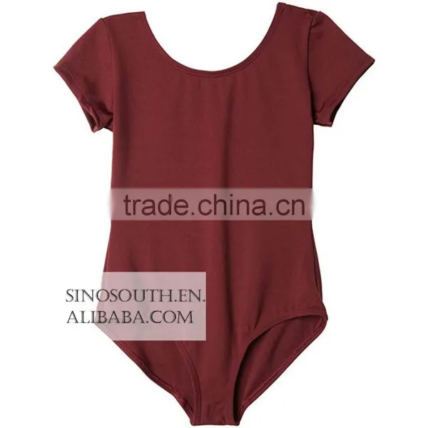 2017 Wholesale Kids Girl's Dance Short Sleeve Toddler Leotard Gymnastics photo-5