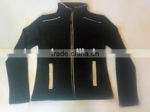 High Quality Wholesale Plain Ladies Winter Fashion Quilted Jacket Custom Women Quilted Jacket
