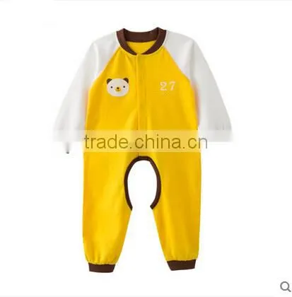 Printed Autumn Wear Long Sleeve Custom Infant Organic Cotton Wholesale Newborn Cheap Baby Clothes China photo-3